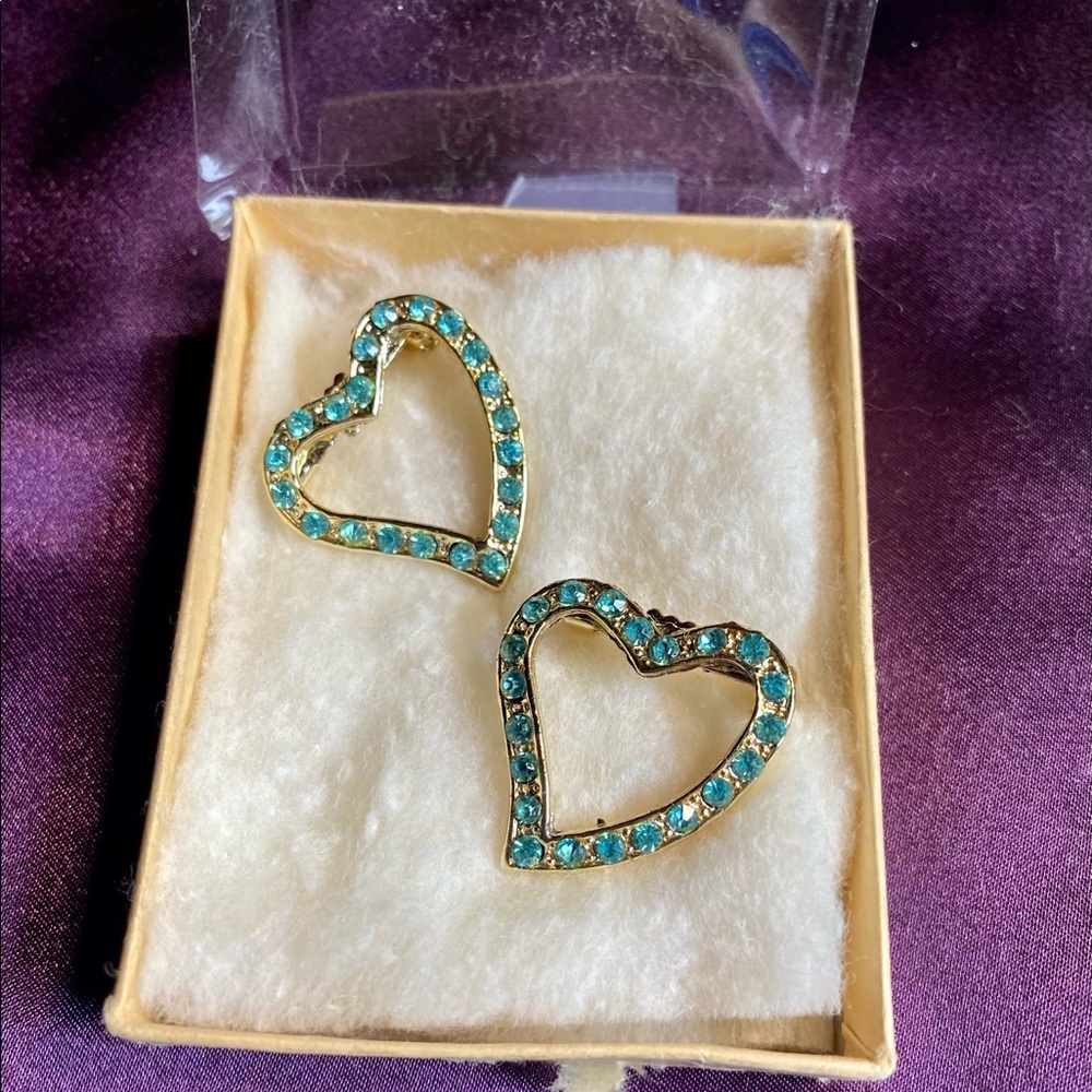 🌟Vintage S.S. Kresge Co Heart Brooch Set🌟 NWT